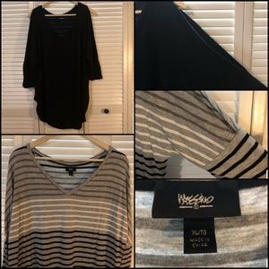 🎈SET OF 2 Mossimo Cold Shoulder Tunics